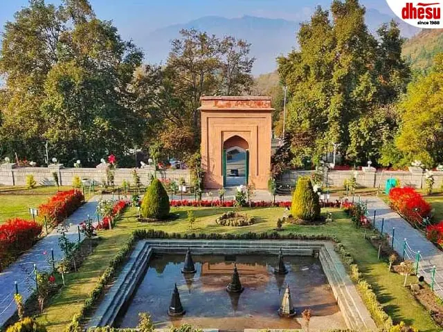 Mughal gardens Srinagar Kashmir