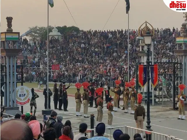 Wagah border ceremony Amritsar