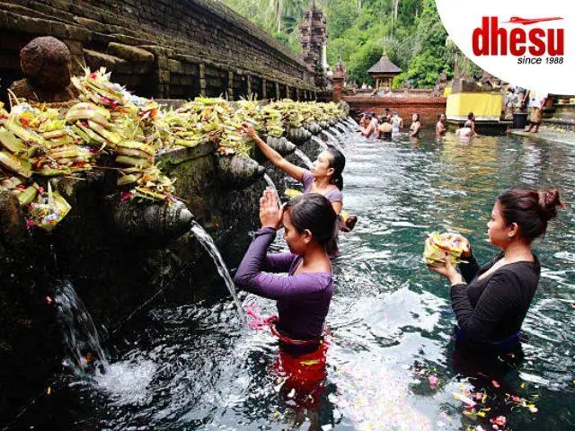 Tirta Empul sacred spring temple Bali Tampak Siring