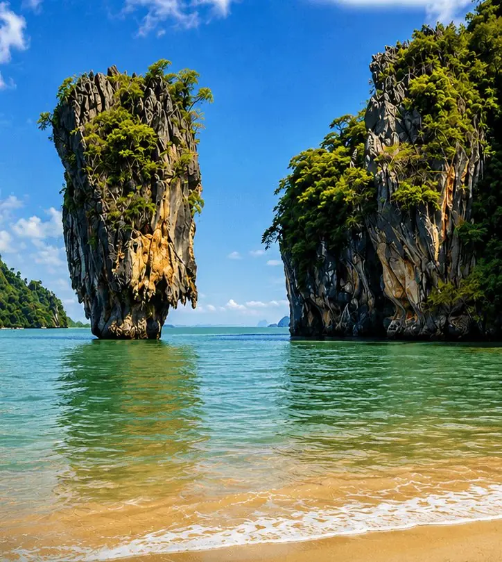 Khao Ping Kan and the offshore stack of Koh Tapu, known as James Bond Island